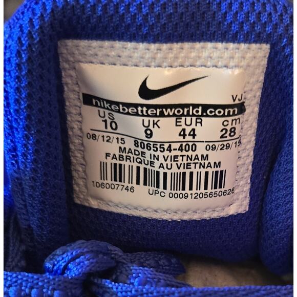 Nike Track & Field Running Shoes Athletic Cleats Blue Black Size‎ 10 806554-400 - Picture 5 of 9